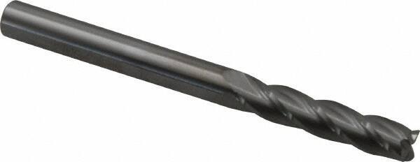 Hertel 7/32", 1" LOC, 1/4" Shank, 2-1/2" OAL, 4 Flute, Solid Carbide Square E...