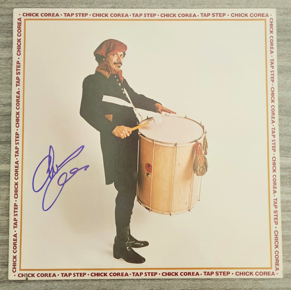 Chick Corea Signed Tap Step Vinyl Record Legend RAD