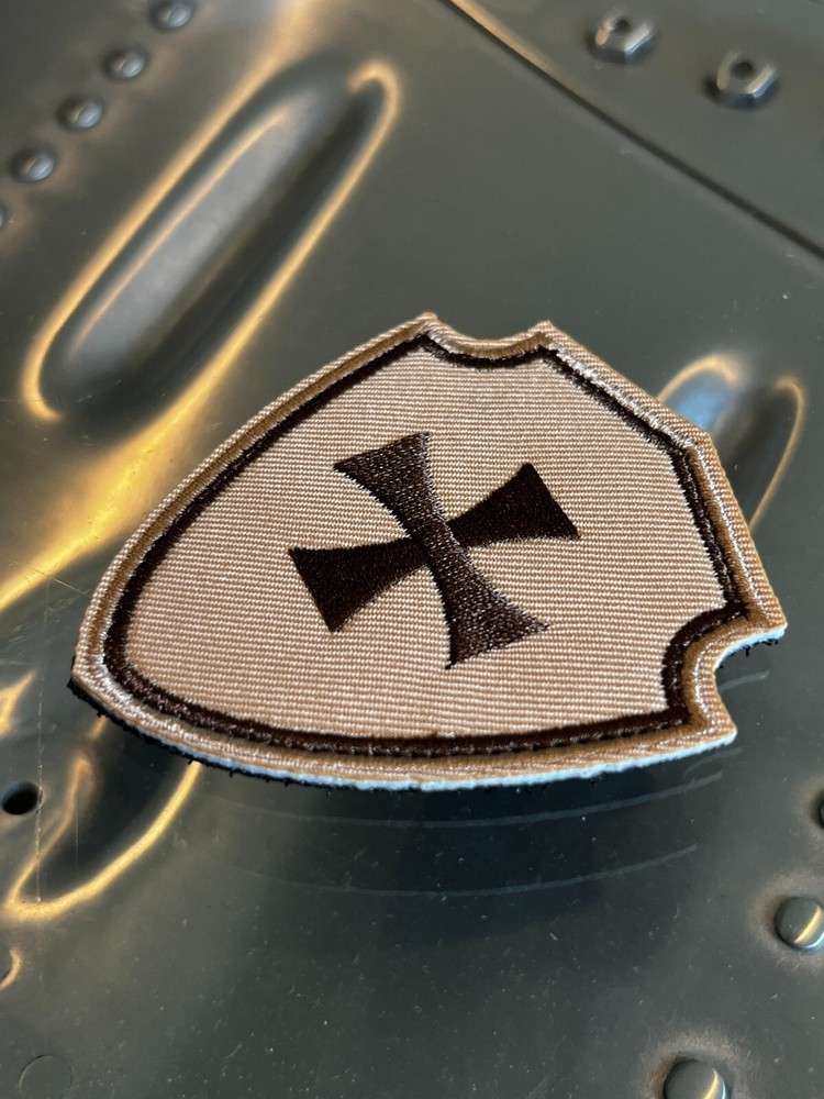 Patch Crusader Maltese Cross Military - 2.5"