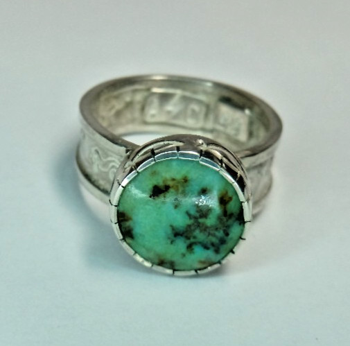 Original Turquoise Ring Augustus Caesar Low Number
