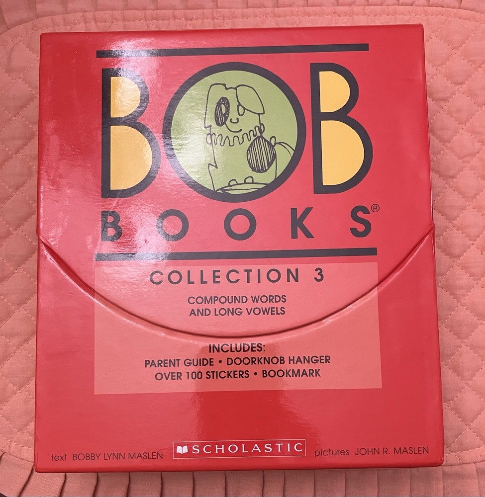 Scholastic Bob Books Collection 3 Compound Words Long Vowels Set Parent Guide