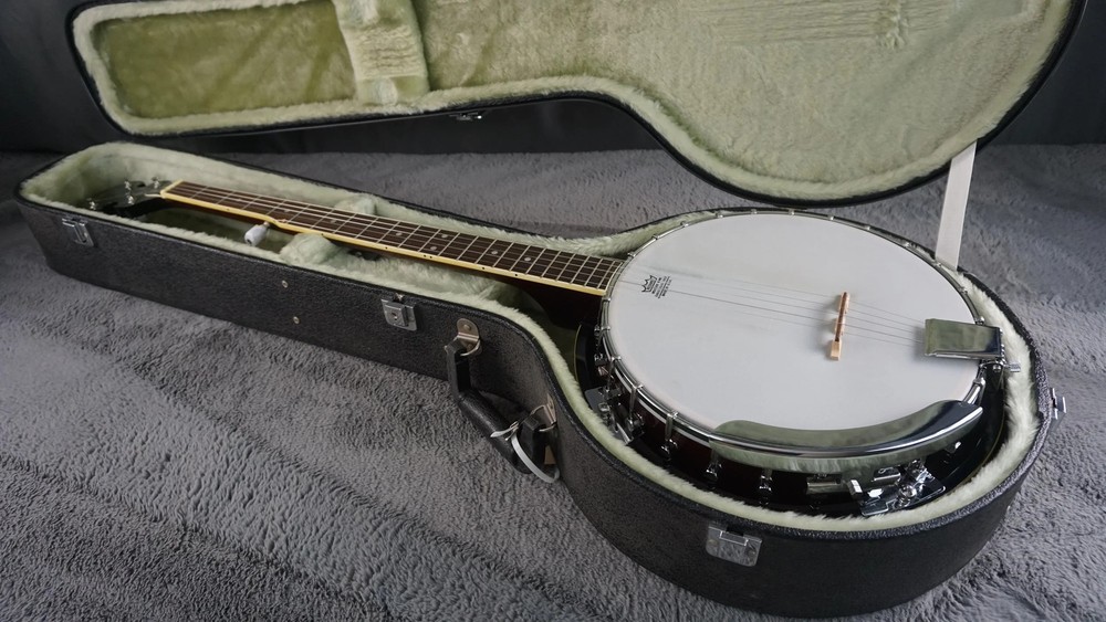 Aria 5-String Banjo Japan w/ Hard Case