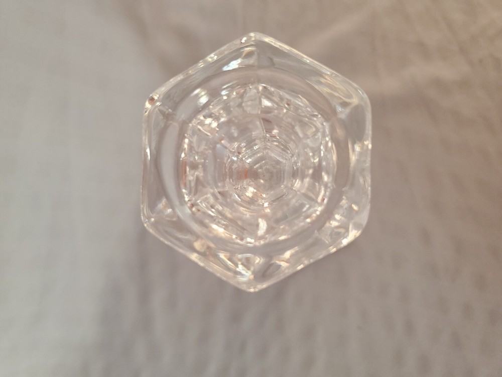 Hexagon Base Crystal Candleholder (LC31) by Lenox