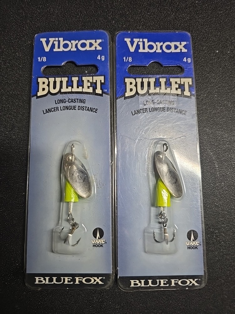 [2] Blue Fox Vibrax Bullet 1/8 OZ