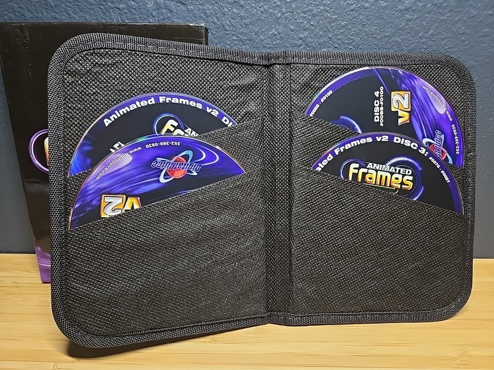 Digital Juice Motion Design Elements Animated Frames Vol. 2 (4 Disc Set) & Case