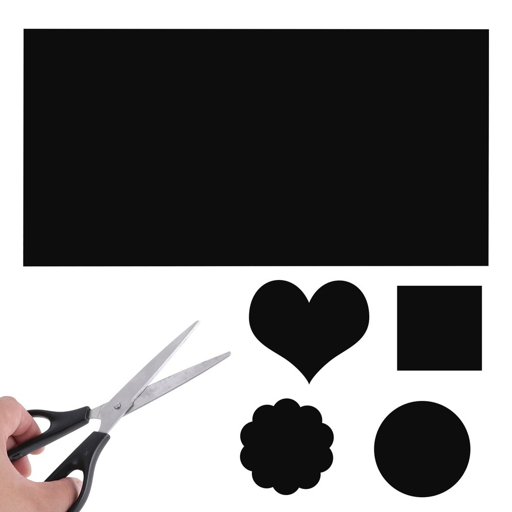 4 Pcs Light Dimming Stickers 8 x 4 Inch LED Blocking Black