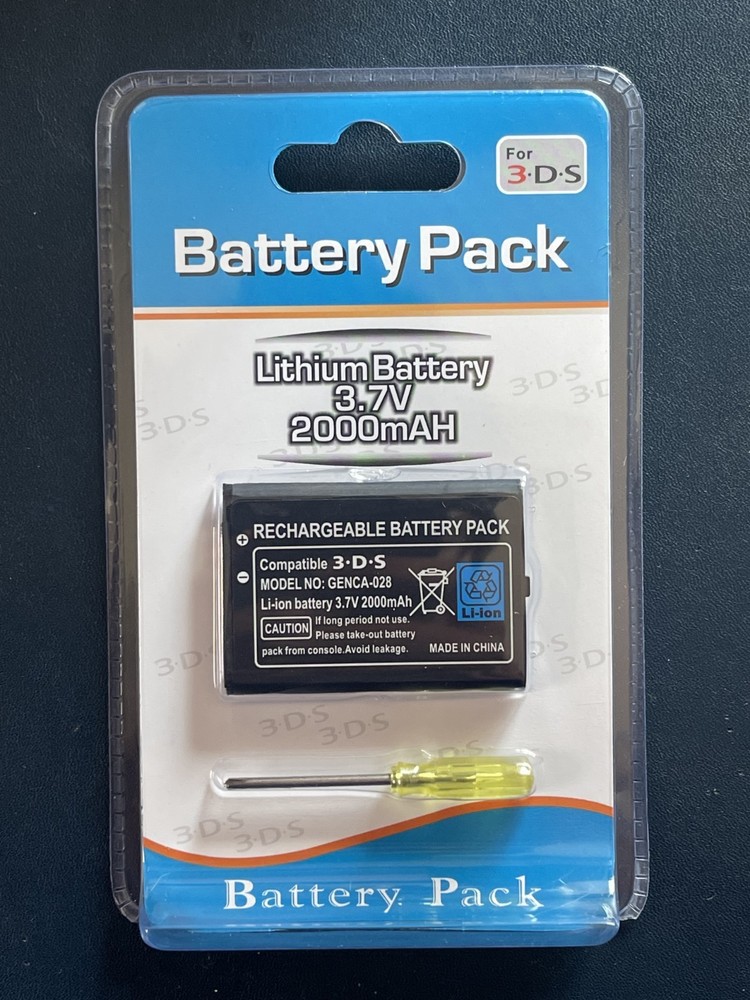 3DS/2DS 3.7v 2000mA Battery Pack