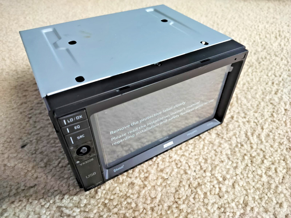 Jensen 6.2″ Mechless Receiver with Bluetooth – VX3228 **UNTESTED | READ**