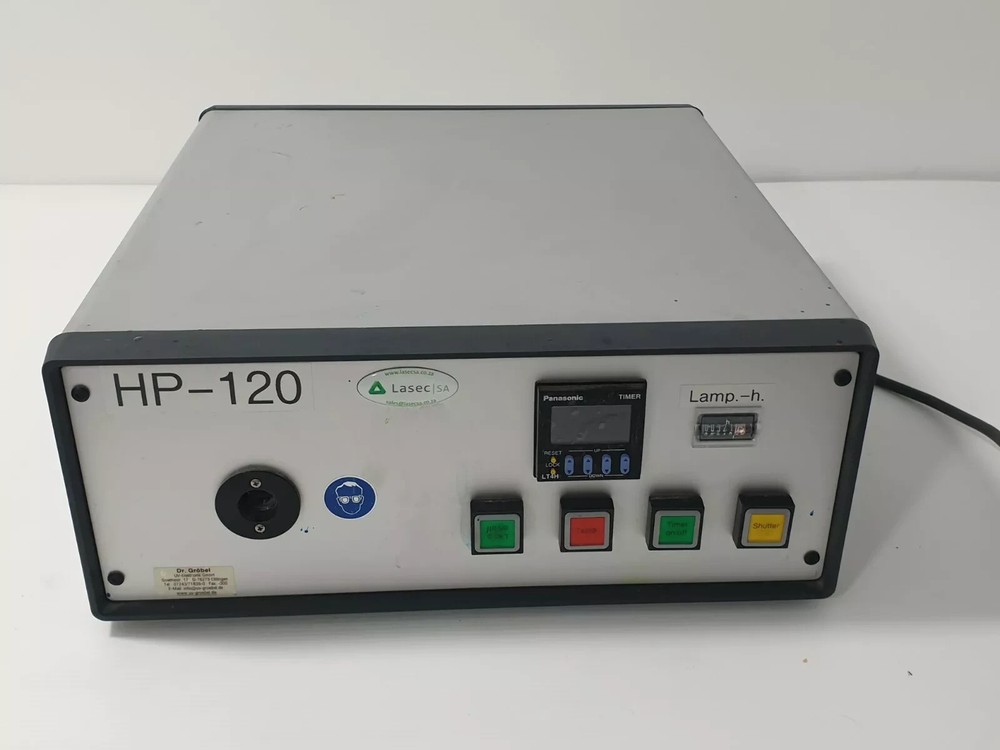 OPSYTEC Dr. Gröbel point source HP-120 High-intensity UV spot curing lamp AS-IS