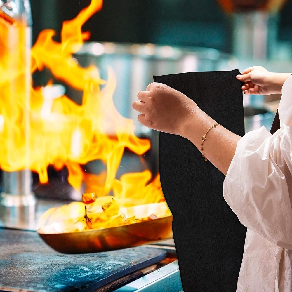 Fire Pit Mat-Rectangle Fireplace Mat Pad Protector for Wood Burning Fireproof