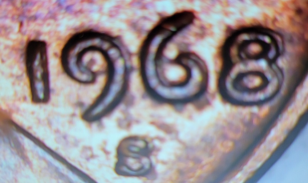 1968 D Doubling ERRORS DDO/R Lincoln cent