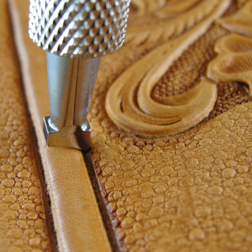 Back Beveler Swivel Knife Attachment, Leather Working Tool