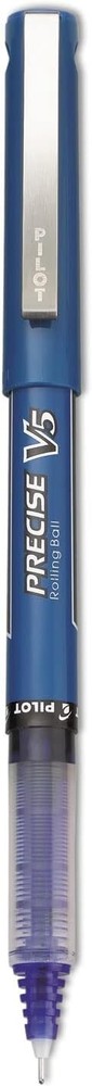 Pilot Precise V5 Stick Rolling Ball Pens Extra Fine Point, 6 Black, 6 Blue