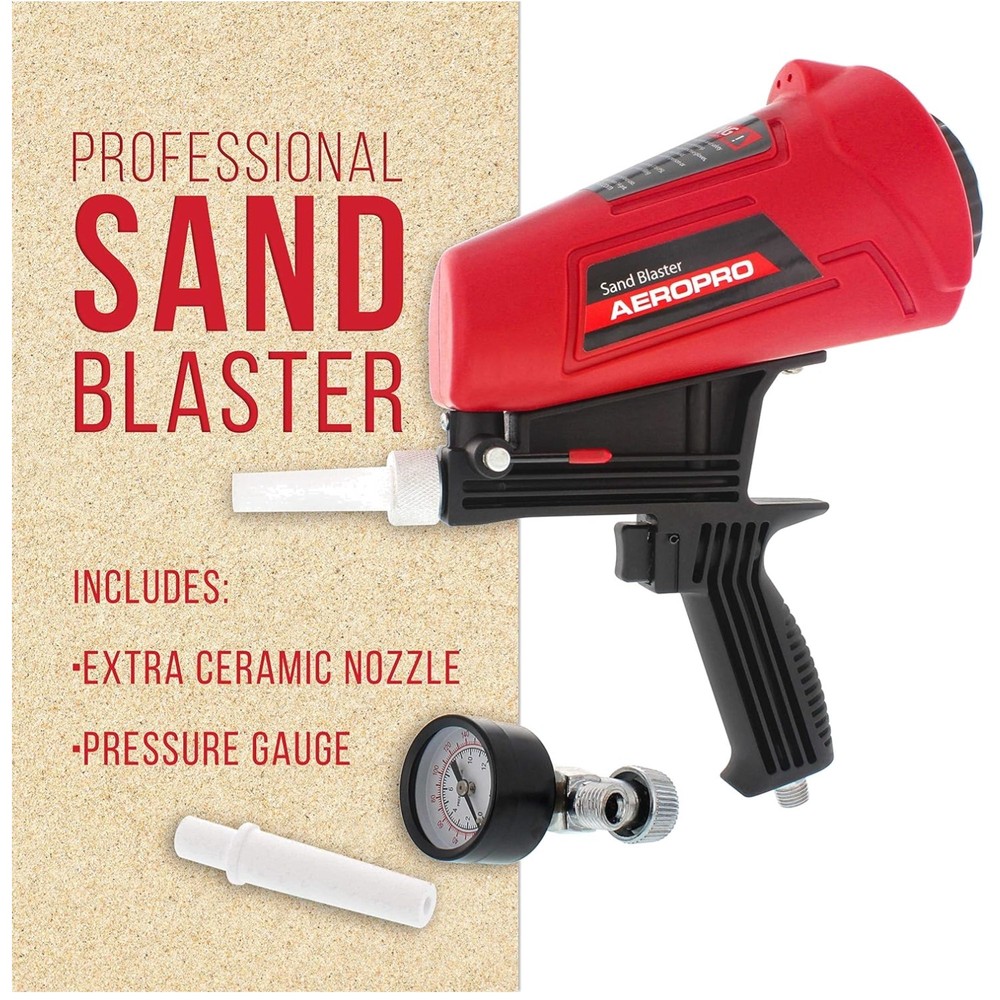 Air Compressor Sandblaster with Ceramic Nozzles