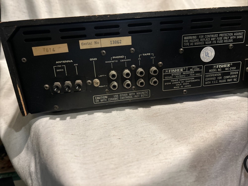 Fisher Stereo Receiver