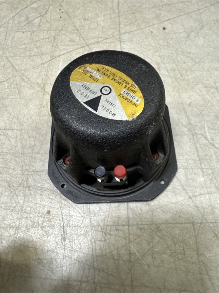 2 Vintage JBL LE5-2 Original 8 Ohms Linear Efficiency Drivers, needs cones