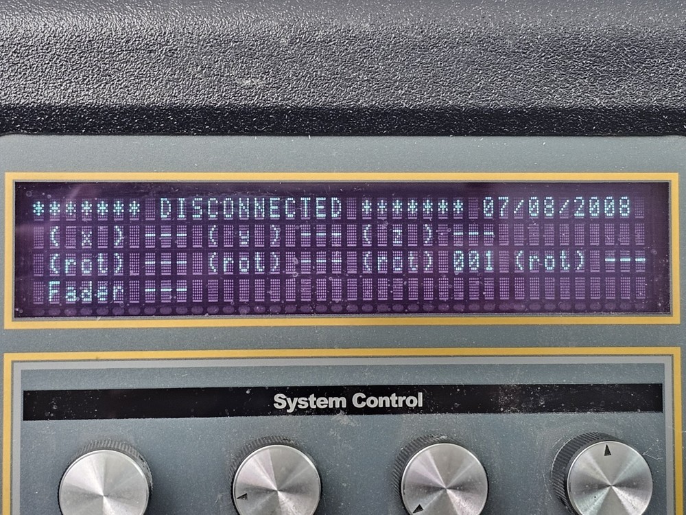 ECHOLAB OVERTURE SD VIDEO PRODUCTION SWITCHER SYSTEM CONTROL & INFORMATION GUIDE