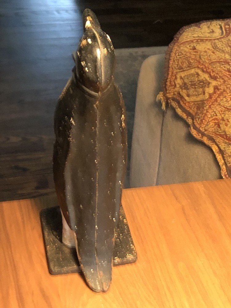 1920s Cast Iron Penguin Doorstop