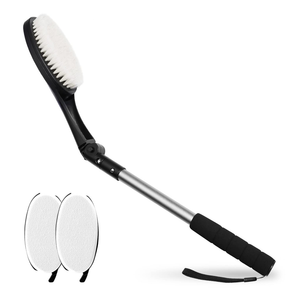 Body Brush for Back,Lotion Applicator, Long Handle Bath Brush for Showering, ...