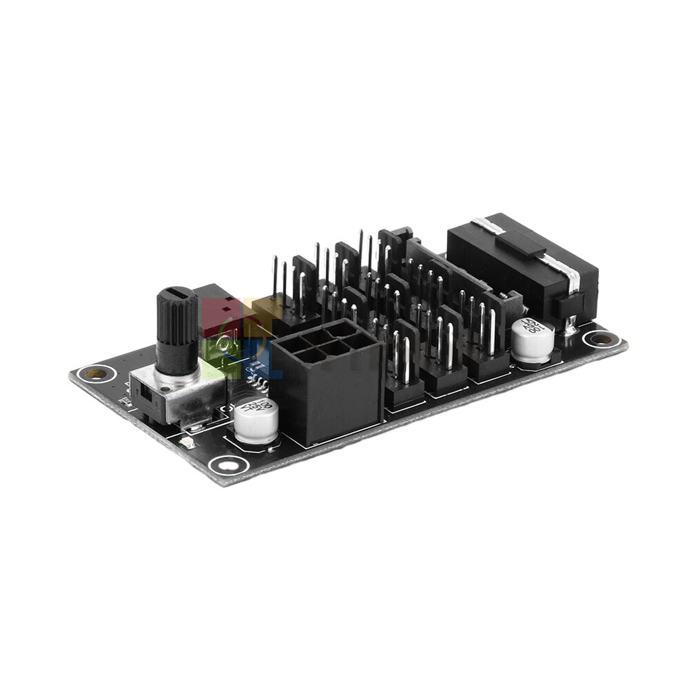 Computer Chassis PWM Violent Fan Speed Controller 9CH High-Power Hub Controller