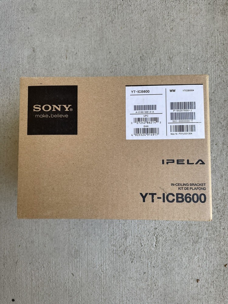 Sony - Security Surveillance Camera YT-ICB600 In-Ceiling Mounting Bracket - NOS