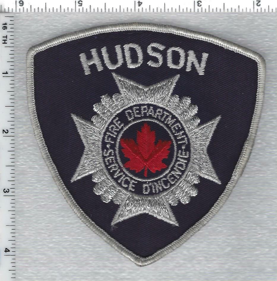 Hudson Fire Department (Quebec, Canada) Shoulder Patch
