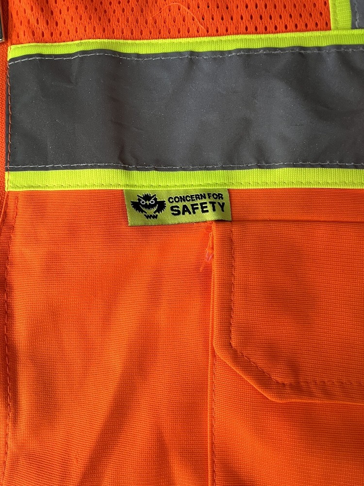 Envirocon High Visibility Orange Safety Vest Size Large