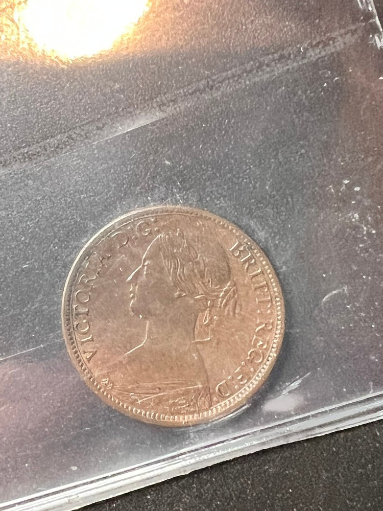 1861 Nova Scotia Half Cent ICCS Graded EF-40