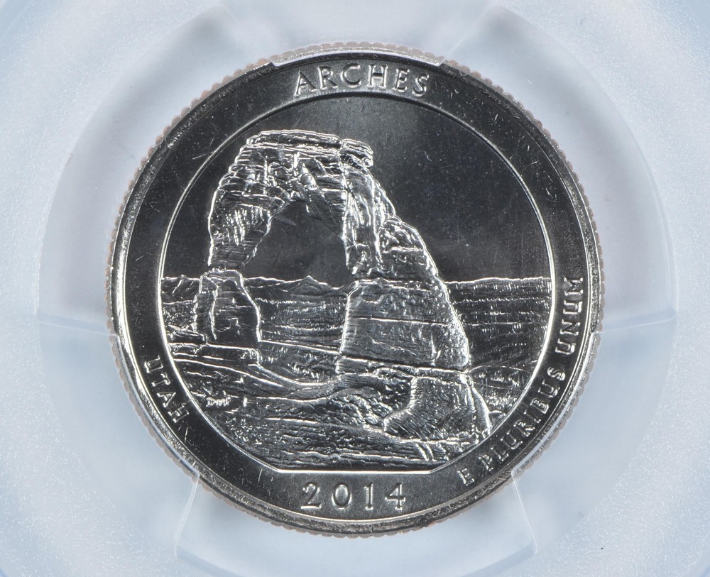 2014-P Washington Quarter ATB Arches MS67 PCGS