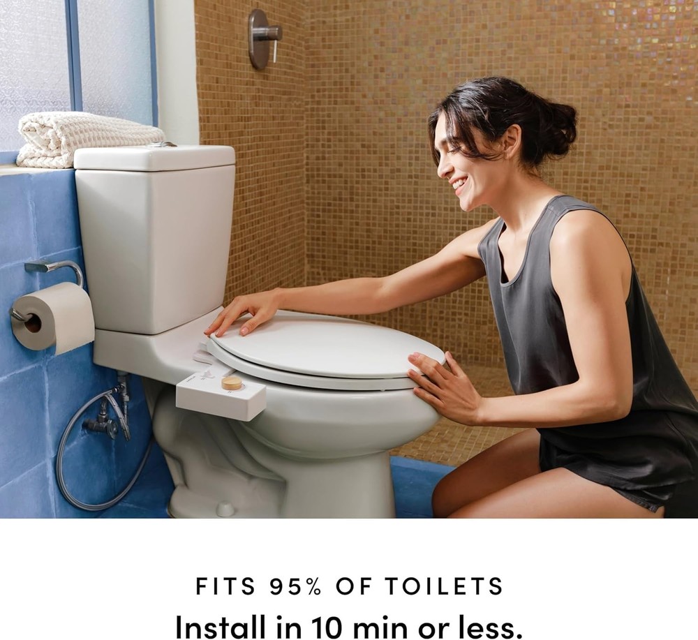 Precision Nozzle Control Bidet Attachment