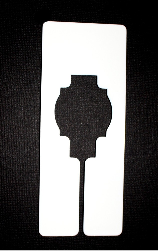 Plastic Blank Rectangular Size Dividers for Retail Clothing Racks (20)