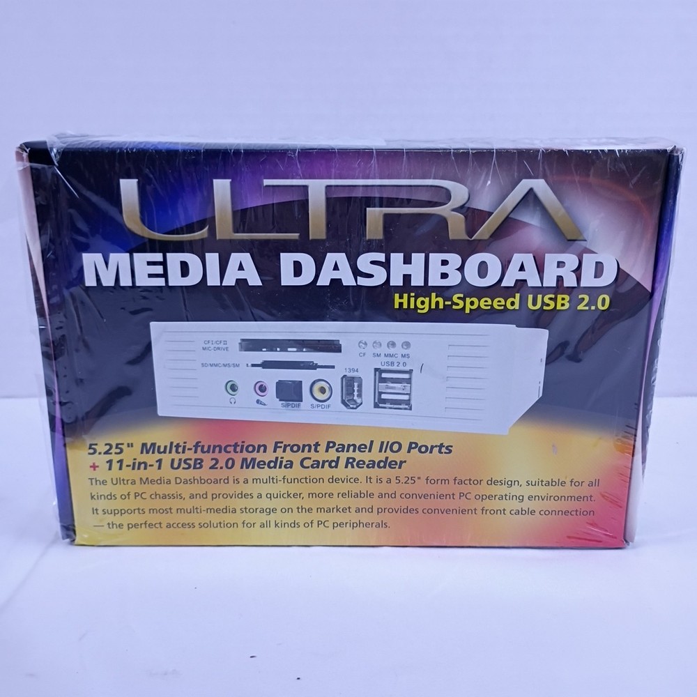 Ultra Media Dashboard High-Speed USB 2.0 Multi-Function 2.0 Media Card Reader