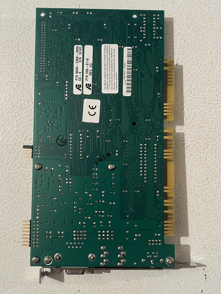 ANTEX ELECTRONICS SERIES 2 DIGITAL AUDIO PROCESSOR SX-9 16-BIT ISA CARD