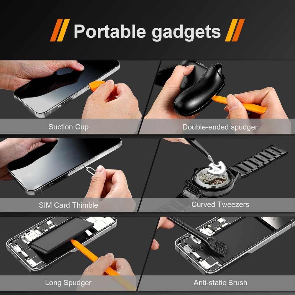 40 Pcs Precision Screwdriver Set with Torx Phillips Triwing for Electronics