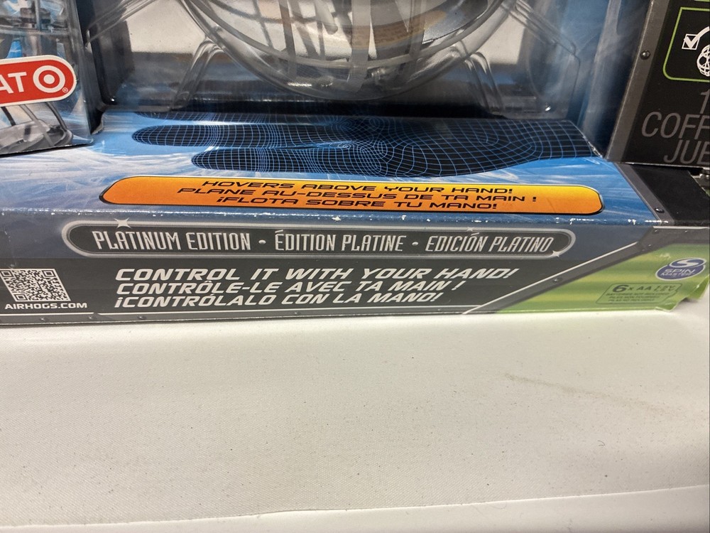 Air Hogs Rc Axis Hovering Sphere Wave Control Spin Master, Platinum Edition New