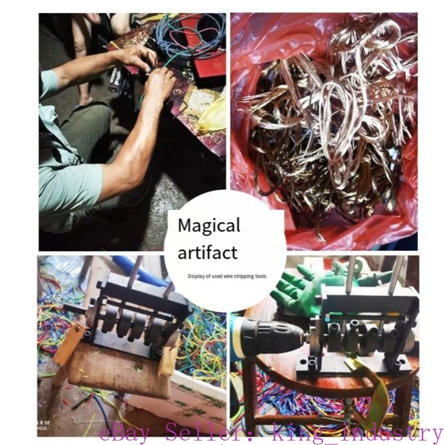 Manual Portable Wire Stripping Machine Scrap Cable Peeling Machine Stripper