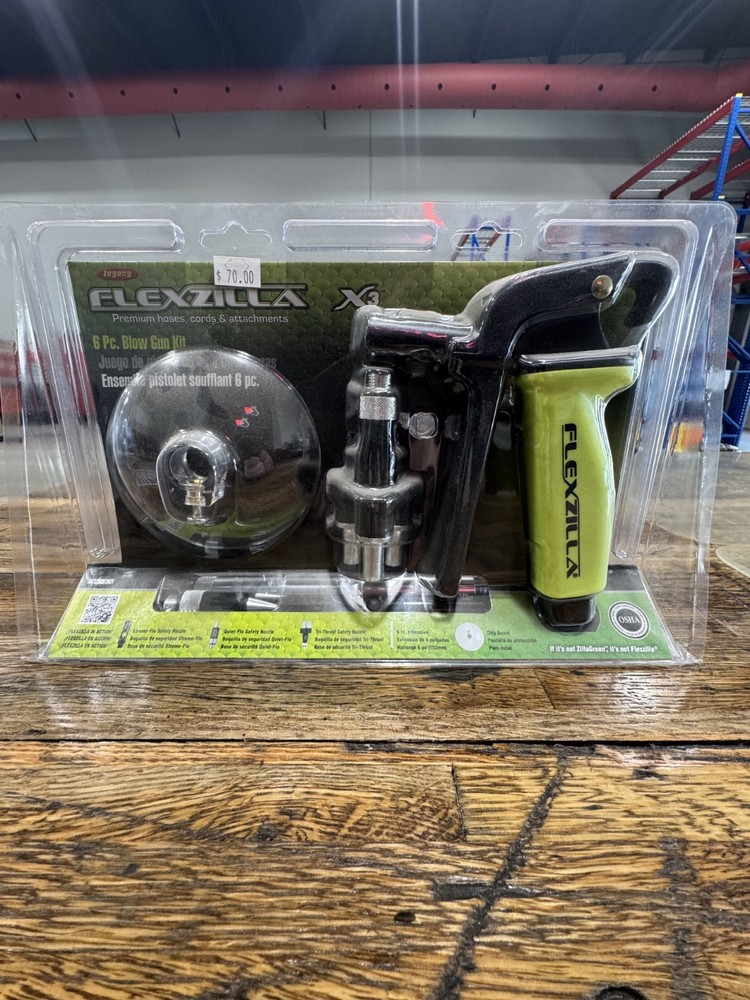 Legacy Flexzilla 6pc Blowgun Kit AG1200FZKIT