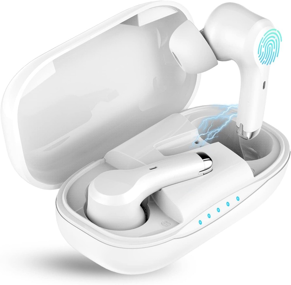 TWS Bluetooth Earbuds Waterproof Bluetooth 5.1 Headset Noise Cancelling Wireless