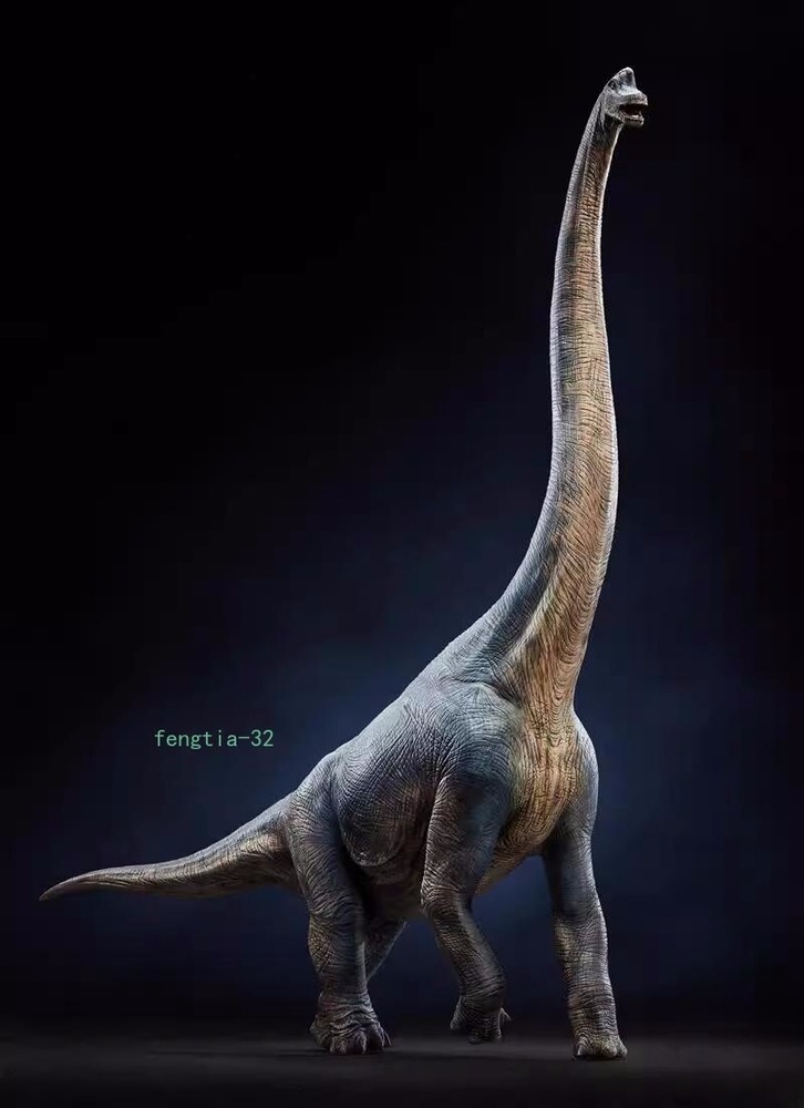 New 1/35 Brachiosaurus Long-neck Dinosaur Model Statue Collection Display Huge