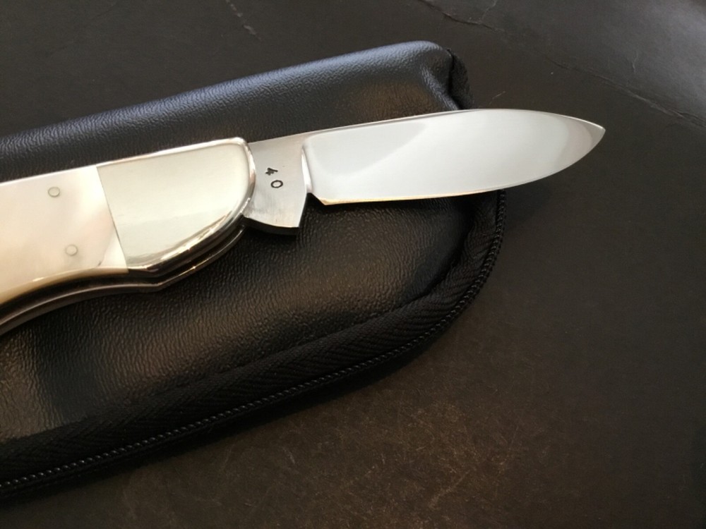 Custom Ray Cook Master Smith MOP Slipjoint Folder Folding Knife