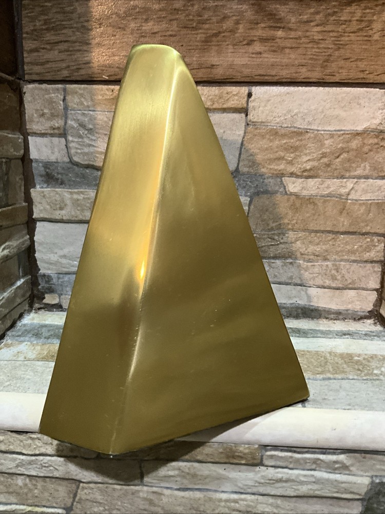 Metal Bookend Pyramid Gold - Threshold™ designed with Studio McGee