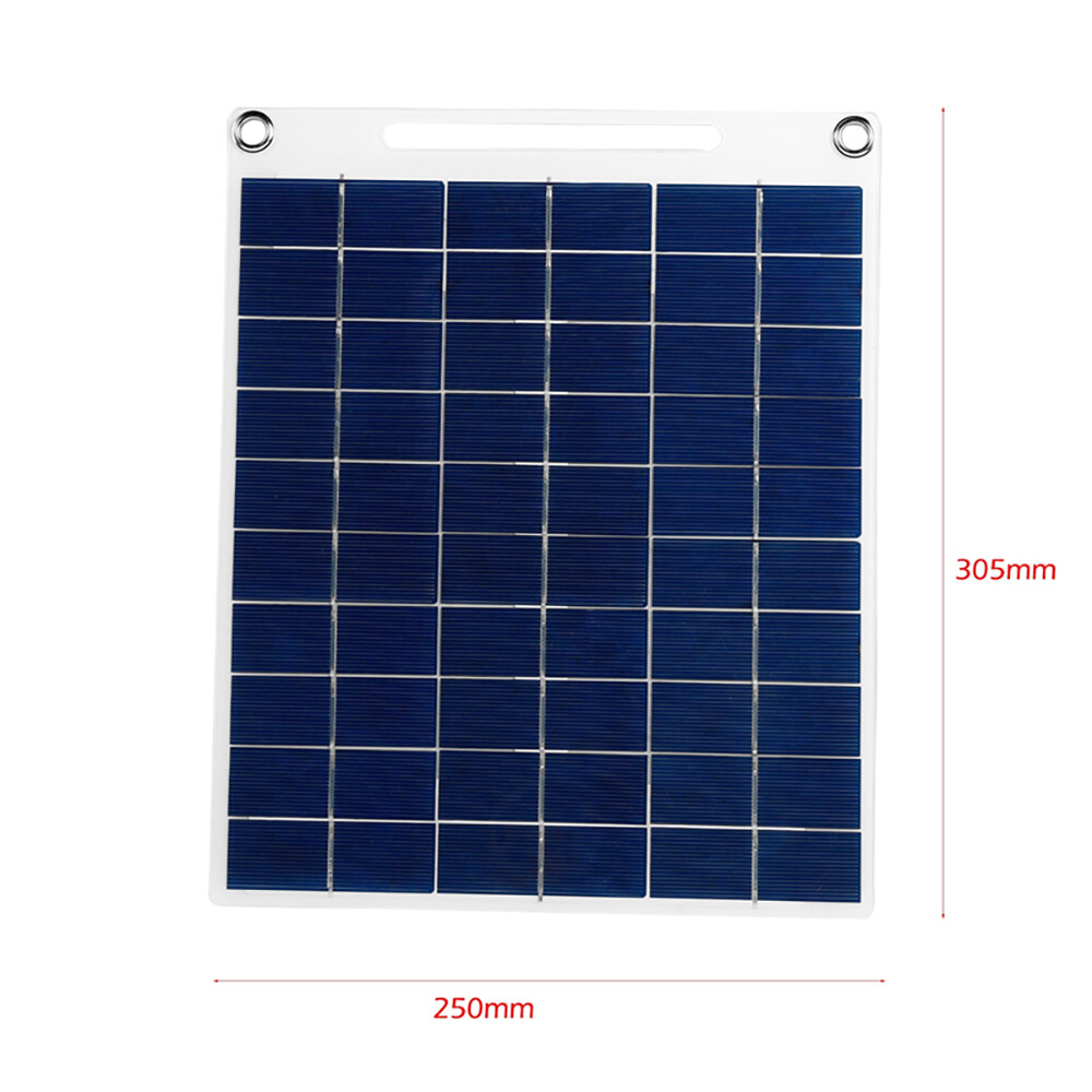 Solar Panel 12V Polycrystalline Silicon Solar Charging Panel Kit Outdoor