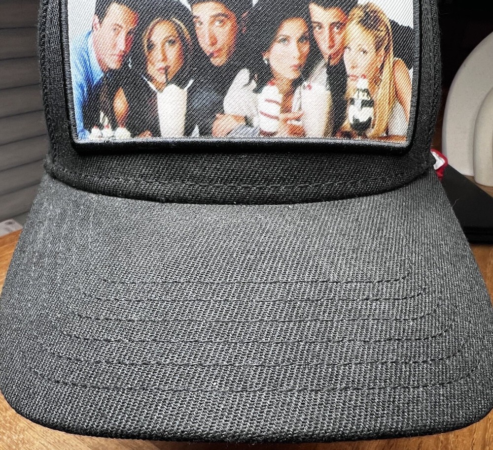 Friends Black Snapback Hat Baseball Cap Picture Logo Patch