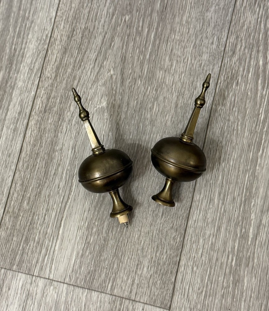 Antique Clock Brass Finial (Early 1900s)