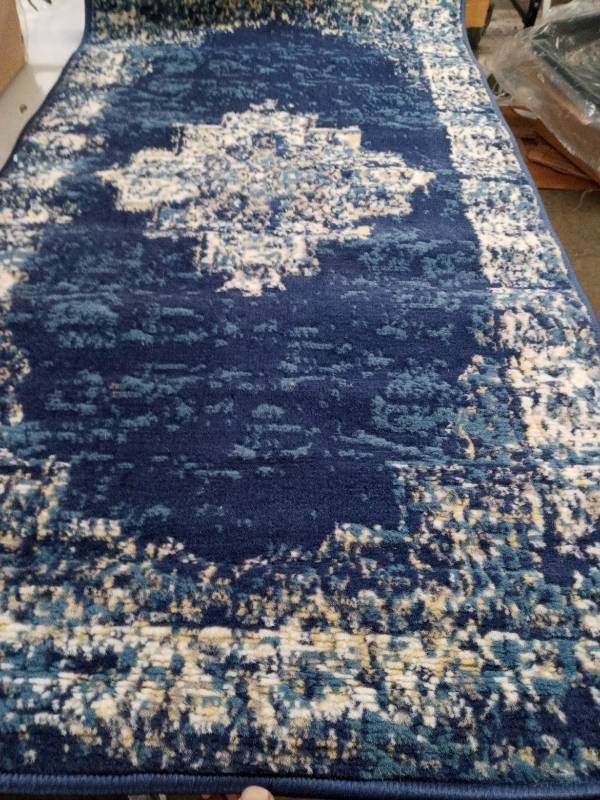 Grafix Traditional 2' x 4' Area-Rug, Easy 2' x 4' (Rectangular) Navy Blue