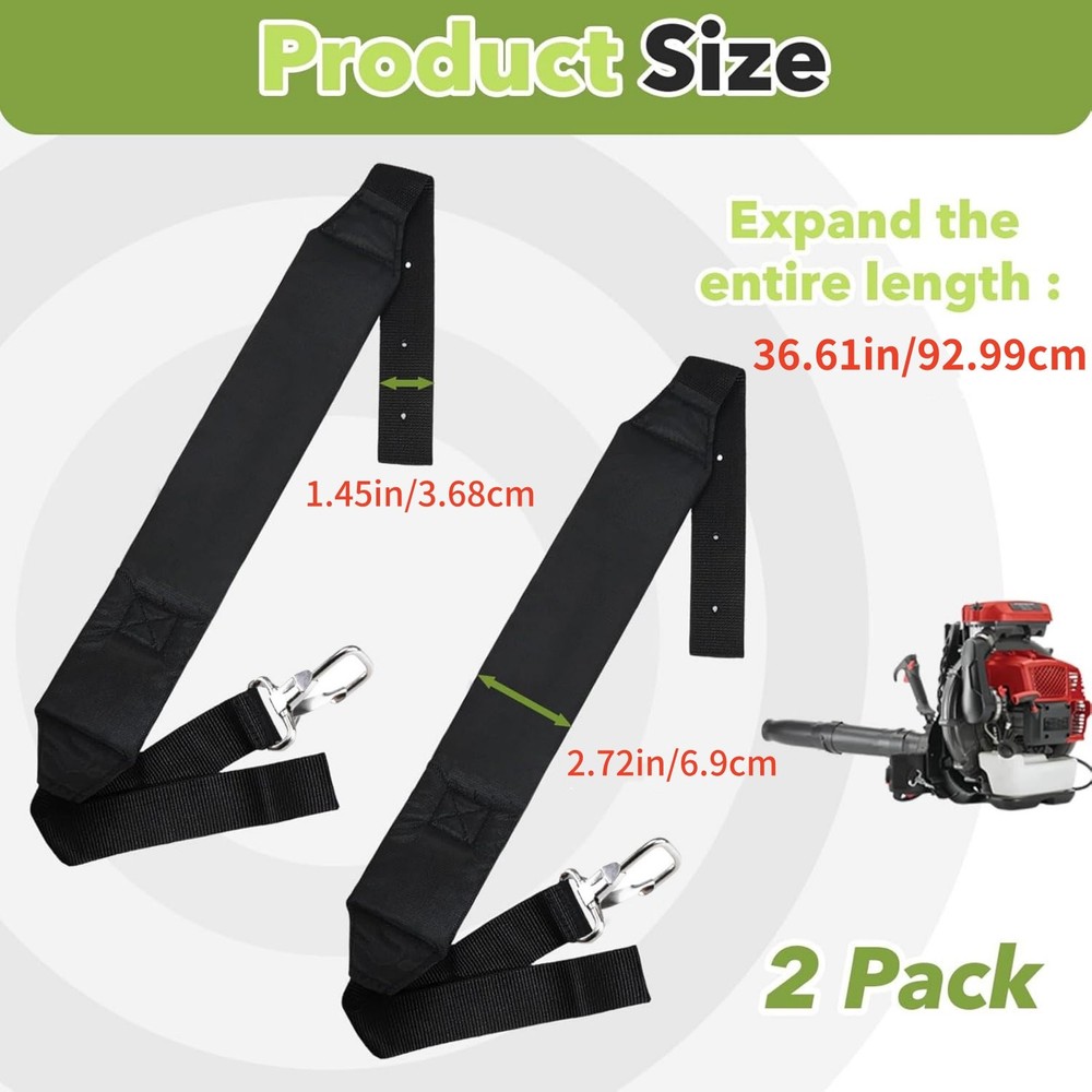 2 Pack Replacement Shoulder Strap 511758401 For RedMax EBZ Series Blower