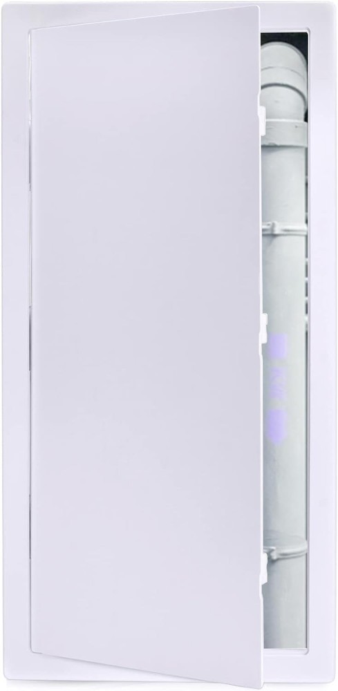 14 x 29 Inch White Access Panel - Durable Removable Hinged Design for Plumbing