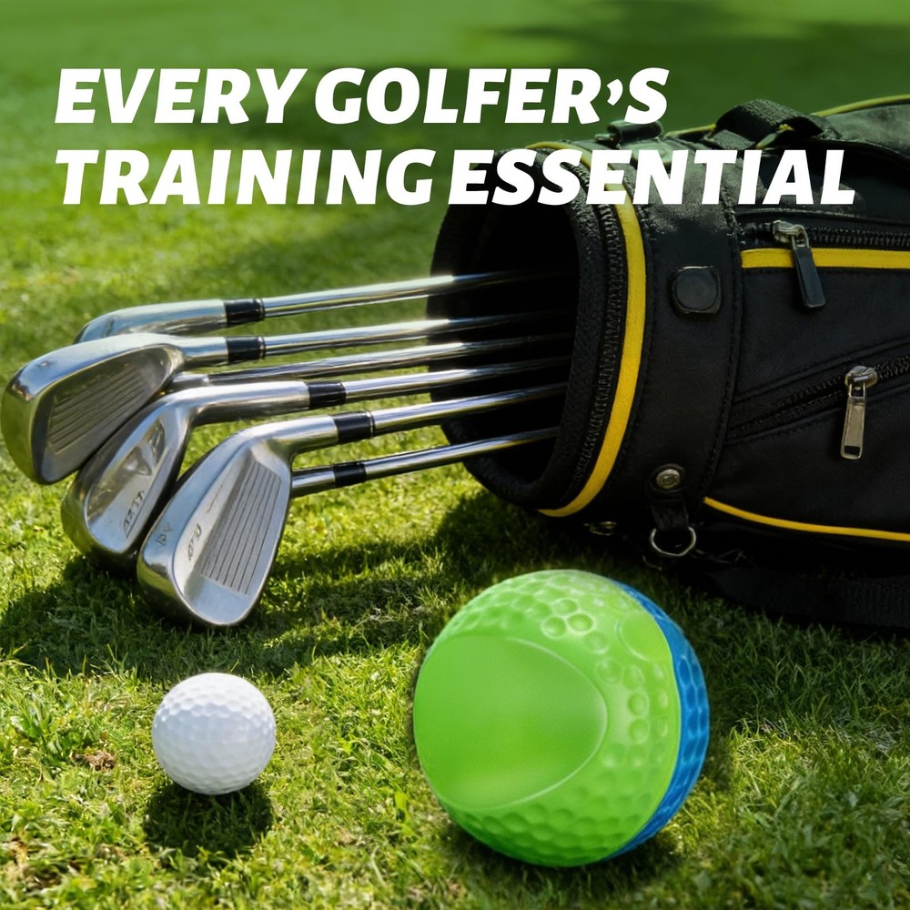 Golf Training Aid Ball – Forearm Connection Swing Trainer for Consistent, Pre...
