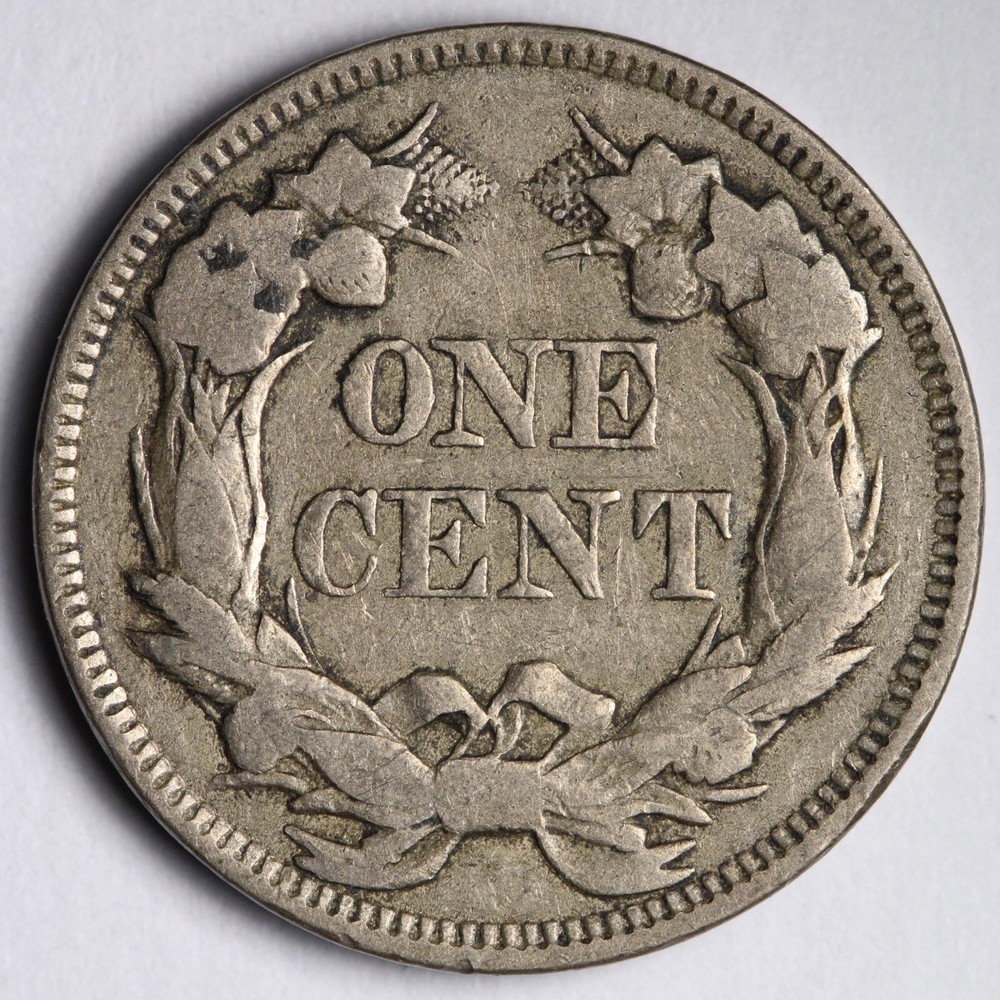 1857 Flying Eagle Cent Penny CHOICE XF E729 QMM