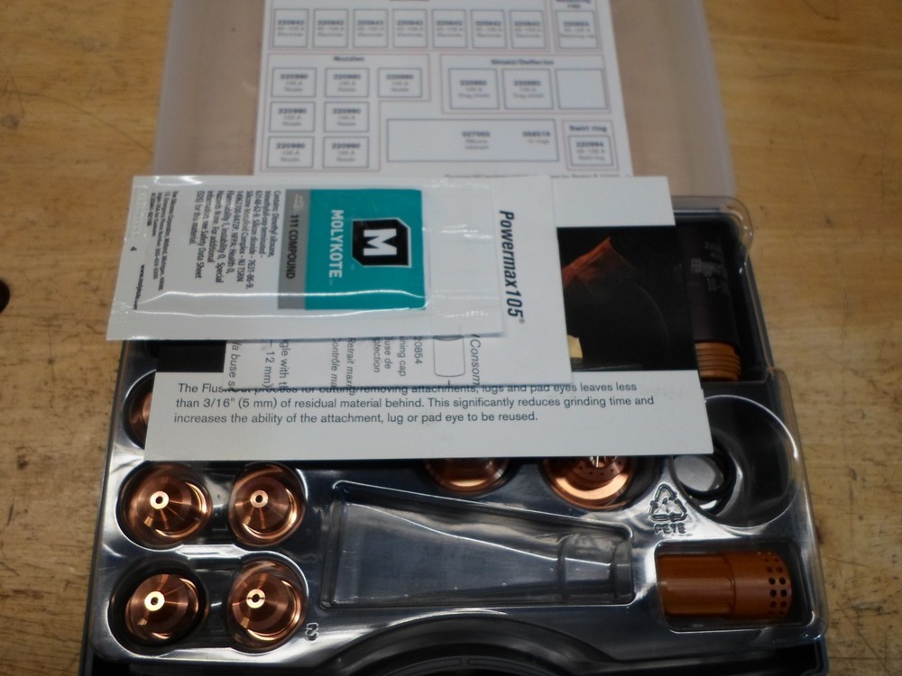 Hypertherm 851471 Consumable Kit Powermax105 Essential Handheld 105 A Cutting